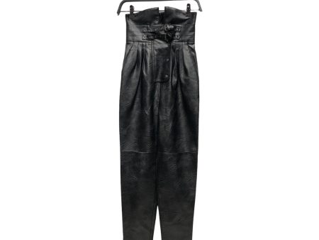 Maison Margiela Skinny Pants 36 Leather BLK  For Cheap