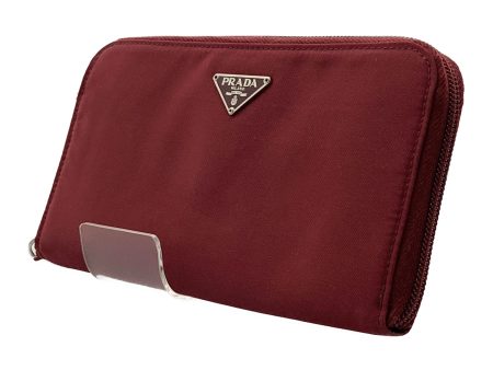 #PRADA Long Wallet BRD Nylon Plain on Sale