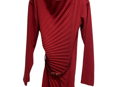 Maison Martin Margiela LS Dress Polyester RED  Cheap