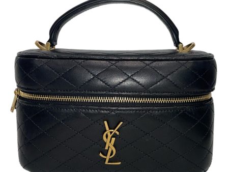 YVES SAINT LAURENT Clutch Bag XS Leather BLK VANITY MINI Supply