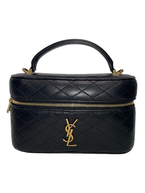 YVES SAINT LAURENT Clutch Bag XS Leather BLK VANITY MINI Supply