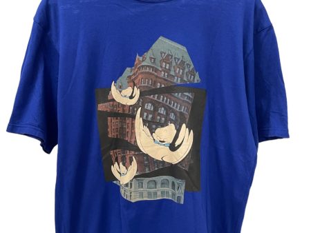 UNDERCOVER T-Shirt 5 Cotton BLU Graphic  For Sale