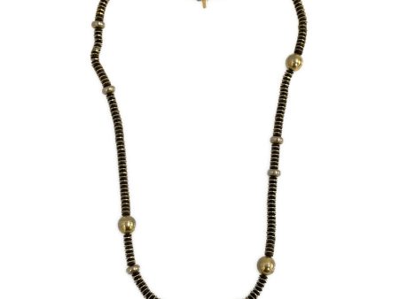 YVES SAINT LAURENT Necklace BLK  Hot on Sale