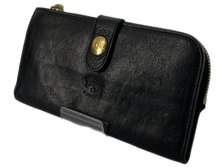 IL BISONTE Long Wallet BLK Leather SCW011 SCW011 Online Hot Sale