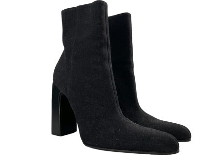 BALENCIAGA Boots EU 39 Cotton BLK  Cheap