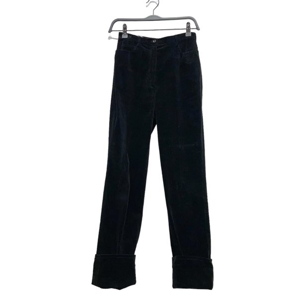 JIL SANDER Straight Pants 34 Cotton BLK  Fashion