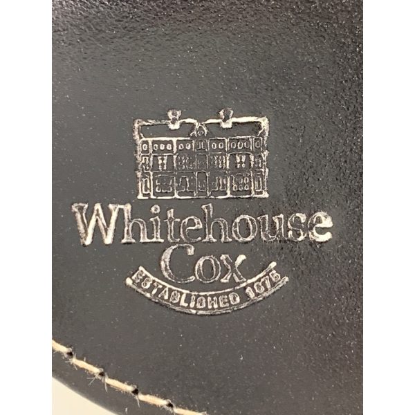 White house Cox Trifold Wallet BLK Leather Plain Online now