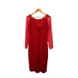 MAX MARA LS Dress 44 RED Online now