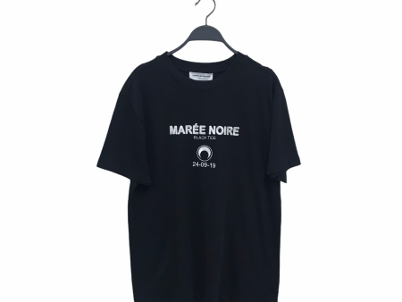 MARINE SERRE T-Shirt F BLK Cotton For Discount