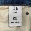 R13 Bottoms 25 Denim BLU GREEN ACID WASH DENIM Hot on Sale