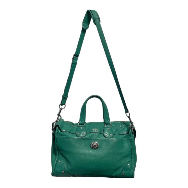 COACH Hand Bag OS Leather GRN Rhyder Satchel Hot on Sale