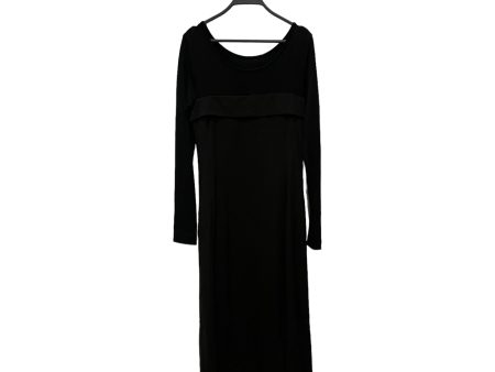 YOHJIYAMAMOTO+NOIR LS Dress 2 Silk BLK Ballerina Dress Sale