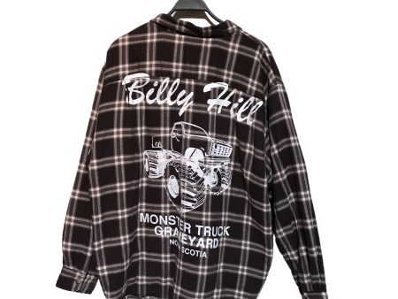 billy hill Tops XXL Plaid Cotton BRW monster tuck graveyard Online