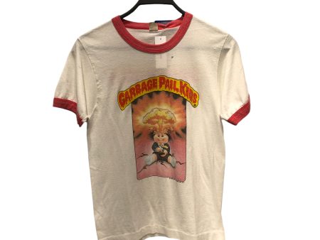 Vintage GARBAGE PAIL KIDS T-Shirt S WHT Cotton Plain Supply