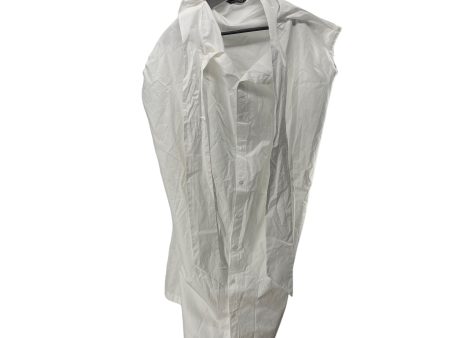 BALENCIAGA SL Blouse 36 Cotton WHT LONG SHIRT   DRESS Supply