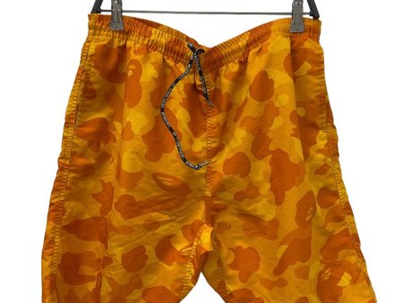 BAPE Shorts XL Nylon ORN Camouflage ORANGE CAMO SHORTS Supply