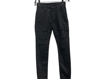 HYSTERIC GLAMOUR Straight Pants 23 Cotton BLK  Hot on Sale