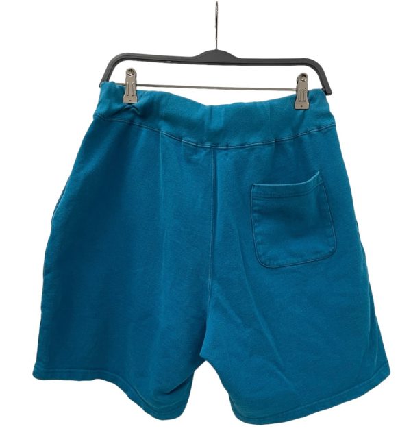 BAPE Shorts M Cotton BLU Graphic SHARK SHORTS TEAL on Sale