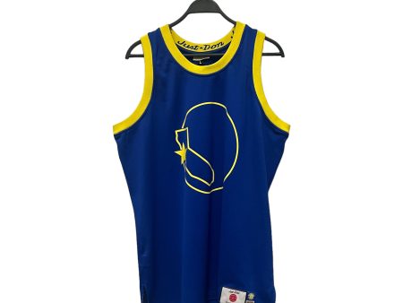 JUST DON Tank Top L Nylon BLU Warriors jersey Discount