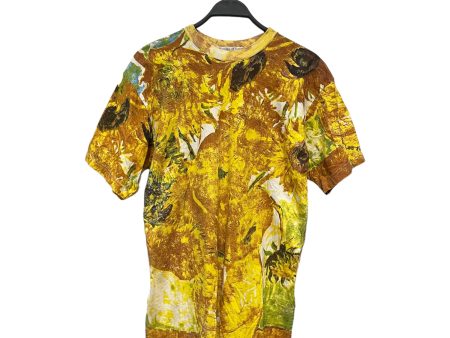 HOMME + FEMME T-Shirt M Cotton MLT All Over Print Van Gogh Sunflowers AOP Online Hot Sale