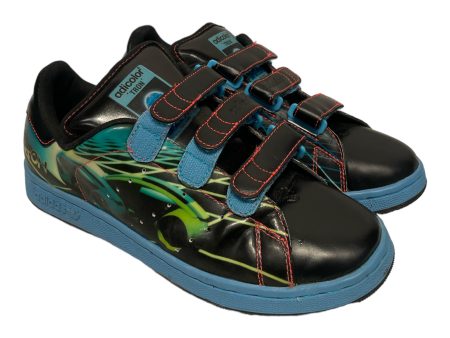 adidas Low-Sneakers US 7 Graphic Leather BLK Tron Online Sale