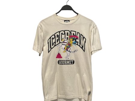 ICE CREAM T-Shirt S Cotton WHT Knight Horse Gourmet on Sale