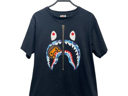 BAPE T-Shirt L Cotton BLK BABY MILO SHARK For Sale