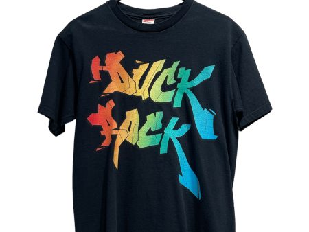 Supreme T-Shirt M Cotton BLK Graphic Duck Rock Cheap