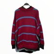 BALENCIAGA   Sweater XS Stripe Wool RED  M [Street] Luxury  Sale