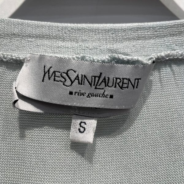 YVES SAINT LAURENT rive gauche Camisole S Polyester GRY  Fashion