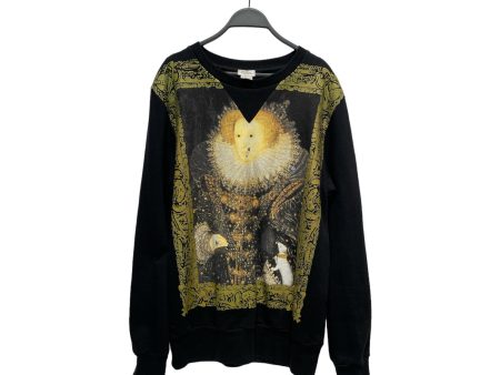 Vivienne Westwood MAN Sweater L Graphic Cotton BLK Queen Elizabeth safety pin Online