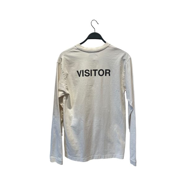 AMBUSH LS T-Shirt 1 Cotton WHT Graphic waves in space For Sale