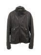 SADDAM TEISSY Leather JKT S Leather BLK  Plain  Online Sale