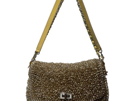 anteprima Cross Body Bag Gold  Discount