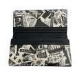 Vivienne Westwood Long Wallet All Over Print Leather BLK B&W GRAPHIC on Sale