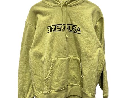 Supreme Hoodie M Cotton YEL Supreme USA Hoodie Fashion