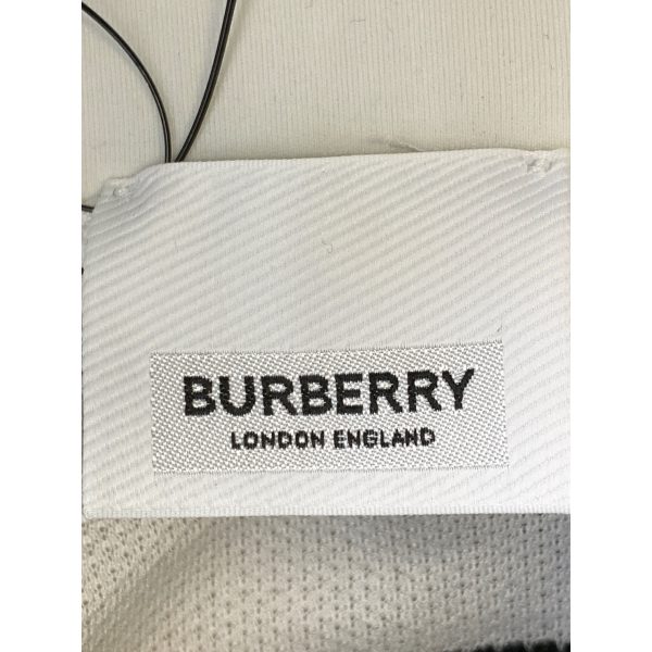 BURBERRY Hoodie M WHT Cotton Border  Sale