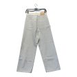 GOLDEN GOOSE Wide Leg Pants 25 Denim WHT crystal pants For Discount