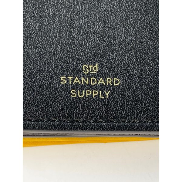 STANDARD SUPPLY Trifold Wallet YEL Leather Online Hot Sale