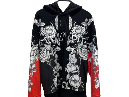 VALENTINO Hoodie L Cotton BLK  Fashion