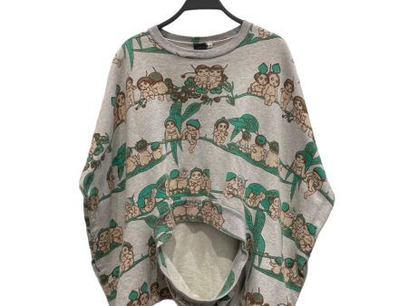 BERNHARD WILLHELM Sweatshirt M All Over Print Cotton MLT SS2003 Online Hot Sale