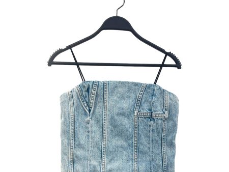 AMIRI SL Cut & Sew M Denim BLU Vintage Indigo MA Bustier Online now