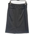 YOHJI YAMAMOTO Skirt S Wool BLK  For Cheap