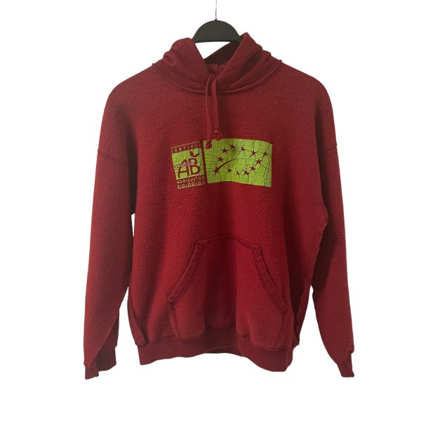 VETEMENTS   Hoodie -- Plain Cotton RED  M [Street] Luxury  Supply