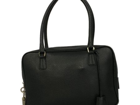 A.D.M.J. Hand Bag BLK Leather Cheap