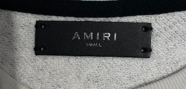 AMIRI Sweater S Animal Pattern Cotton WHT ANIMAL PRINT CREW NECK Online Sale