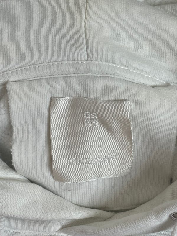 GIVENCHY Hoodie M All Over Print Cotton WHT Oversize  on Sale