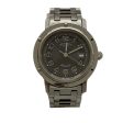 HERMES AutomaticWatch GRY Stainless CL5.410 Online now