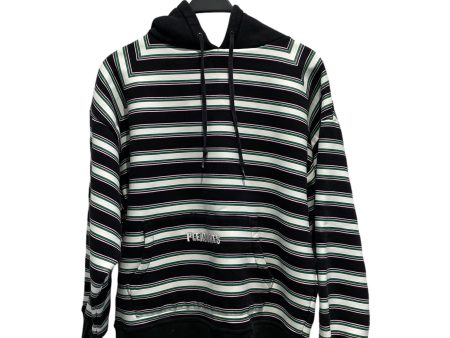 Pleasures Hoodie L Stripe Cotton GRN  Fashion