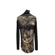 Jean Paul Gaultier Sweater S All Over Print Cotton BLK  Sale